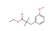 ethyl 3-(3-methoxyphenyl)-2,2-dimethylpropanoate
